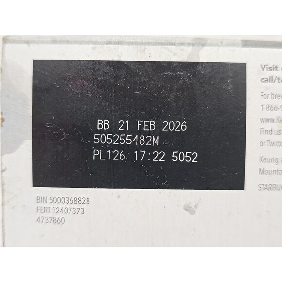 Starbucks Decaf House Blend 20 COUNT Medium Roast Keurig K-Cup Coffee Pods 4.2oz - Picture 8 of 8